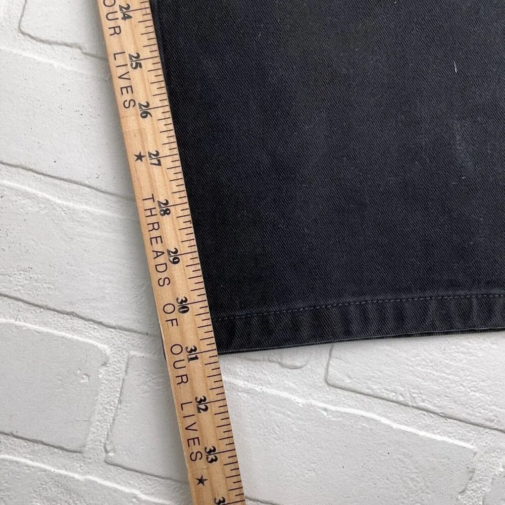 Pelle Pelle Jeans Men 40Wx34L ACT 37Wx31L Black‎ Straight Leg Cotton Retro VTG